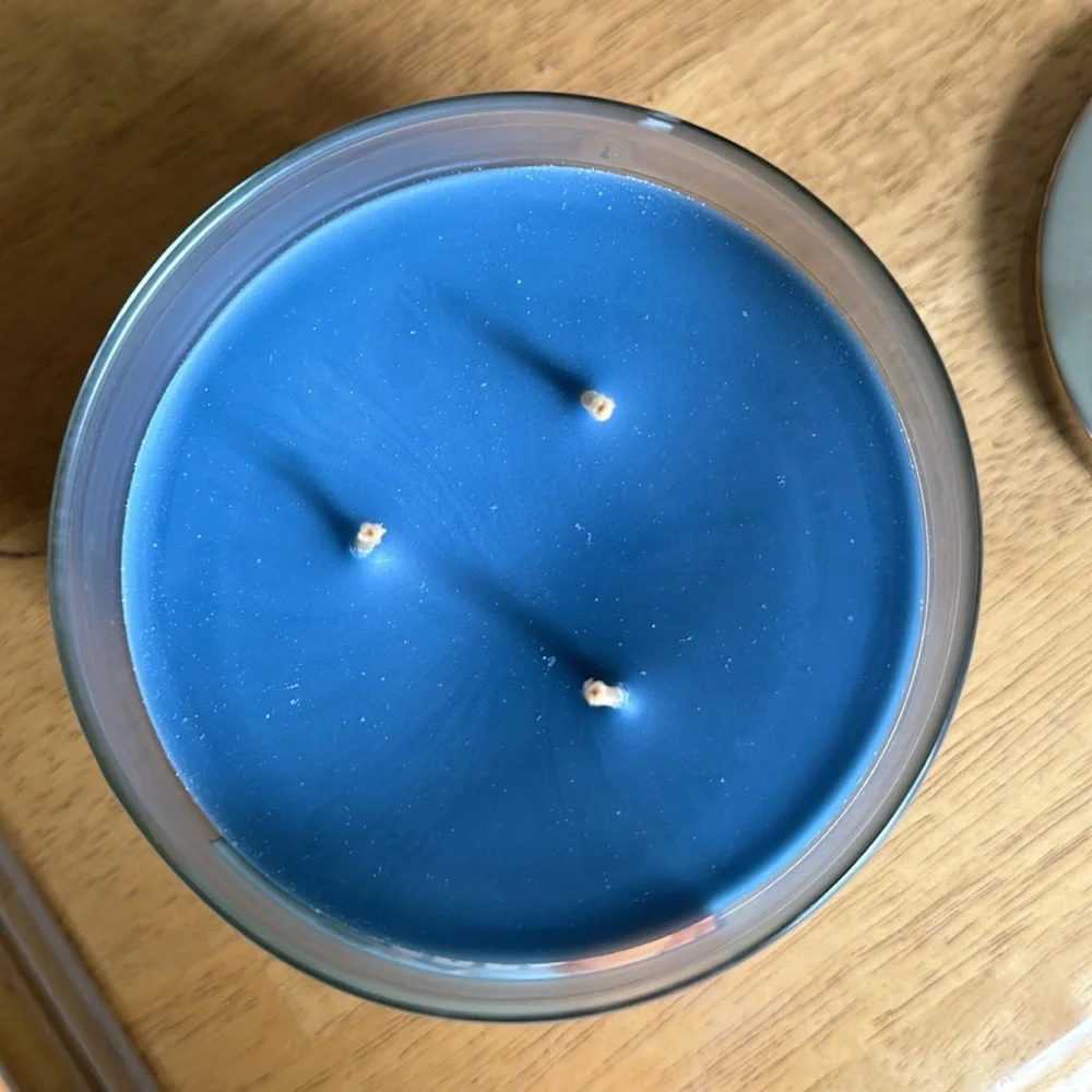 Bath & Bodyworks Blueberry Pumpkin Patch 3 wick candle - Picture 2 of 3